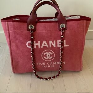 CHANEL Pink Tote Bag
